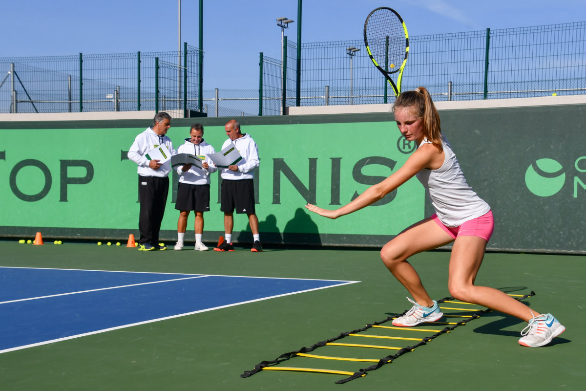 Top Tennis fitness on court