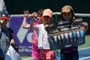  Jóvenes promesas de Top Tennis.  – Participación de jugadores de la Escuela de Top Tennis en el Torneo de Mini-Tennis realizado durante el WTA 25.000$.